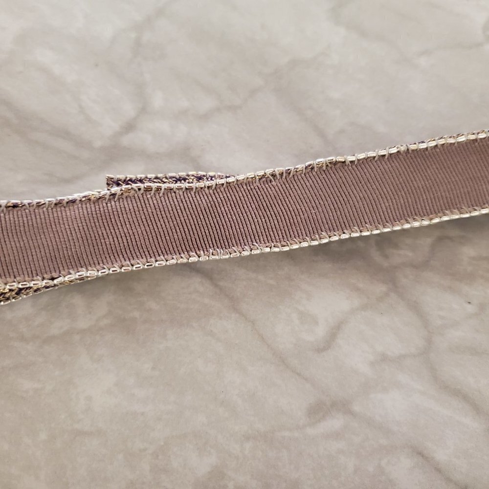 ✨ Stella and Dot Ribbon Fabric Chain Statement Choker Necklace ✨ - Picture 13 of 15
